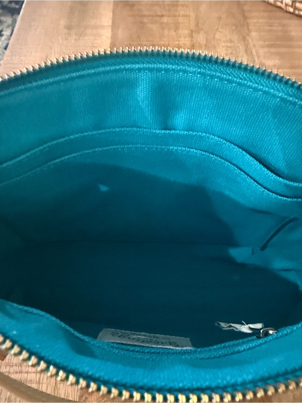 Spartina 449 Caribbean Map Crossbody in Mint, Tan & Multicolor - Picture 6 of 6